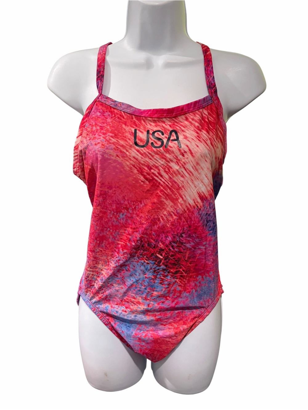 Nike HydraStrong Team USA One-Piece Swimsuit NWT Women’s Size 10 Olympic Racerba